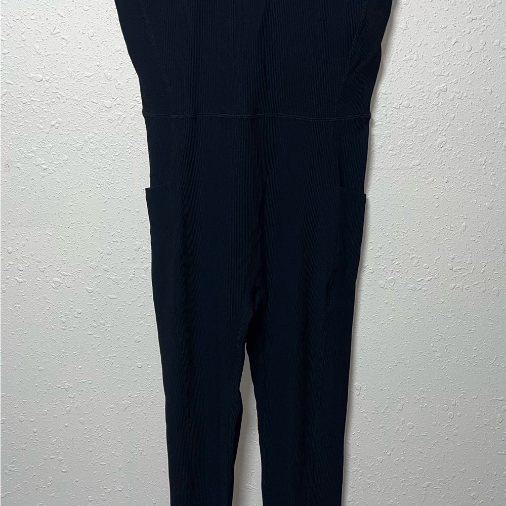Active by TEAL Sleek Black‎ Jumpsuit with Modern Silhouette
